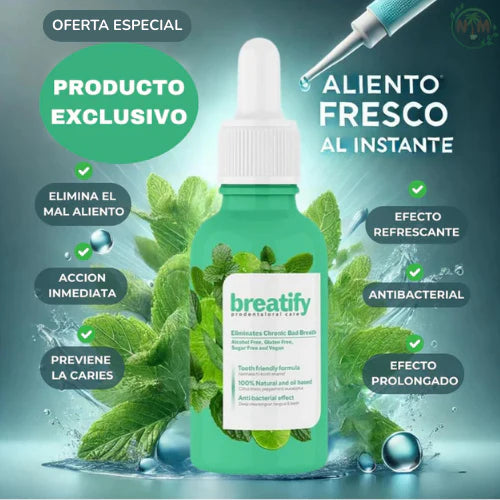 😮💨Breatify™ -¿Problemas con tu aliento?